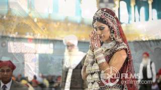 Indian Sikh Wedding  Groom Arrives at Reception in Helicopter [upl. by Dlorah]