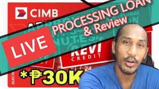 CIMB REVI CREDIT  LIVE LOAN PROCESS  Bank Transfer and REVIEW [upl. by Avron696]