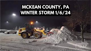 01062024 Mckean County Pennsylvania  Winter Storm Ember [upl. by Wier]