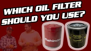 Differences Between Mahindra Roxor Oil Filters [upl. by Edmee607]