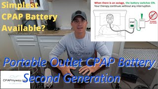 Portable Outlet CPAP Battery 2nd Generation  Review How to Pros and Cons [upl. by Aerehs]