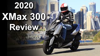 2020 Yamaha XMax 300 Review  Convenience  Storage  Tech [upl. by Norvil68]