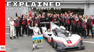 Porsche 919 Hybrid Evo Explained [upl. by Muncey840]