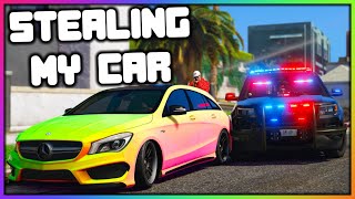 GTA 5 Roleplay  STEALING MY CAR FROM COPS  RedlineRP [upl. by Hermine]