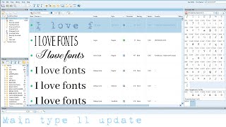 Whats New in Main Type 11 Font Manager Best Font organizer for Graphic designers [upl. by Oringas383]