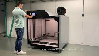 Builder Extreme 3000 PRO  Large Scale 3D Printing [upl. by Nauqas836]