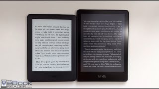 Basic Kindle vs 68quot Kindle Paperwhite Comparison Review [upl. by Olimreh]