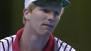 Jim Courier  Forehand Approach [upl. by Ursola]