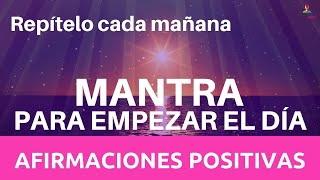 ☀️ DECRETOS de la MAÑANA ☀️  Afirmaciones para EMPEZAR el DIA con ENERGIA en POSITIVO  Mindset [upl. by Isyed]