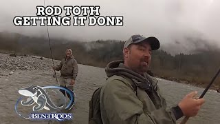 Quick Steelhead Hit  Fishing With Bent Rod [upl. by Nalliuq]