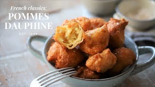 How to make pommes dauphine French potato puffs recipe [upl. by Feeley537]