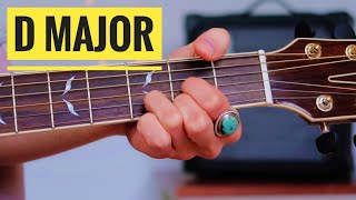 D major chord  Beginner Guitar Lesson [upl. by Nivan]