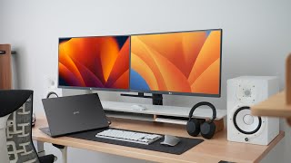 The ULTIMATE Dual Monitor Laptop Setup  2022 [upl. by Joann]