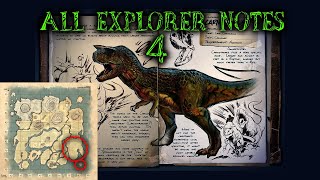 How To Find All Explorer Notes On The Island  Ark Survival Evolved  Part 4 [upl. by Notffilc]