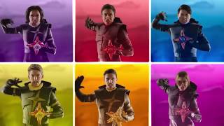 Power Rangers Ninja Steel and Dino Charge Team Morph Fanmade [upl. by Maillij494]