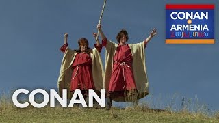 Conan amp Sona Become Armenian Sheepherders  CONAN on TBS [upl. by Annot]