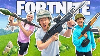 FORTNITE IN REAL LIFE CHALLENGE WINS 10000 VBUCKS [upl. by Fredelia]