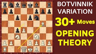 Chess Opening Botvinnik Variation  SemiSlav Defense [upl. by Lechner]