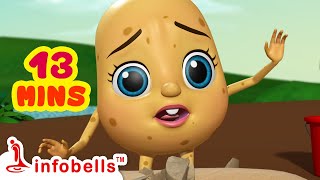 உருளைக் கிழங்கு செல்லக்குட்டிக்கு பூச்சாண்டி பயம்  Tamil Rhymes for Children  Infobells [upl. by Teerprug]