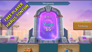 Lords Mobile Vergeway Chapter 7 Stage 15 [upl. by O'Brien]