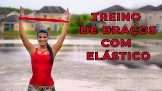 Treino de Braços com Elástico em Casa [upl. by Ecallaw]