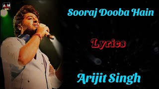 Matlabi Ho Ja Zara MatlabiLyricsArijit Singh  Sooraj Dooba Hain  Full HD Lyrics Song [upl. by Langill]