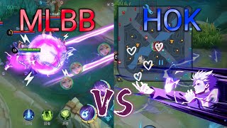 moba HOK vs MLBB vs AOV  battle effect vs new version skin and so on JuJuTsu KAISEN amp 赫の雙赤龍 [upl. by Sidran980]