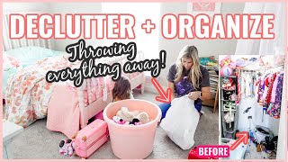 KIDS ROOM ORGANIZATION AND DECLUTTER  LEGIT MOM LIFE [upl. by Four]