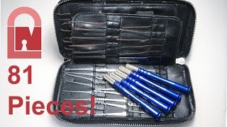 Banggoodcom Review 81in1 Stainless Steel Pick Set [upl. by Radke]