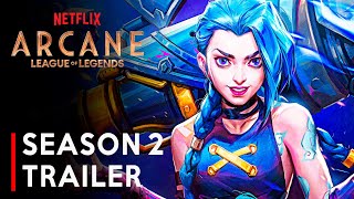 Arcane Season 2  SEASON 2 PROMO TRAILER  Netflix  arcane season 2 trailer [upl. by Lerrej355]