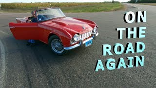 Carburetor TuneUp and Test Drive  Triumph TR4 [upl. by Llenart685]