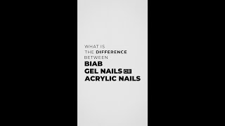 Whats is the Difference Between BIAB Gel amp Acrylic Nails [upl. by Aleras]