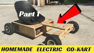 How to Make a Wooden Electric Go kart Part1 [upl. by Ahsok407]