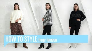 How to style  Hoge laarzen [upl. by Willing]