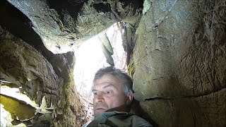 MEGA EXPLORATION Metal Detecting Old Homesite Exploring Caves And MOAR [upl. by Eseilana]