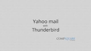 How to setup Thunderbird with Yahoo mail [upl. by Krystle345]