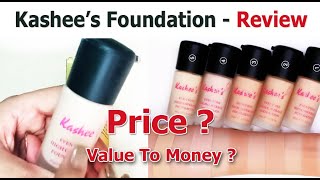 Kashee Foundation Full Review  Shades amp Price [upl. by Gilli]