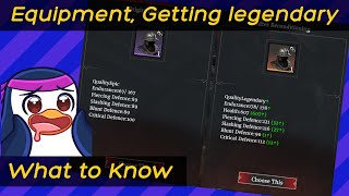 Equipment and how to work towards Legendary  Conquerors Blade New Player Guide [upl. by Lladnor]