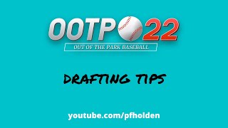 MLB Draft Tips for OOTP 22 OOTP Tutorial [upl. by Assilac]