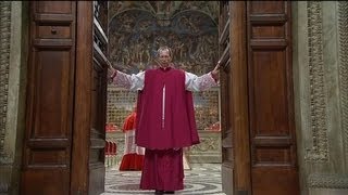 Election du pape les portes de la Chapelle Sixtine se ferment le conclave commence  1203 [upl. by Yspyg]