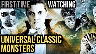 My First Time Watching The Universal Classic Monsters Movies [upl. by Jacquenette]