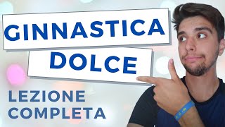 LEZIONE GINNASTICA DOLCE A CASA PER TUTTI  In ottima forma con esercizi a corpo libero e sedia [upl. by Ostap470]