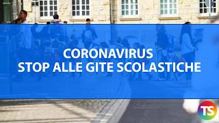 Coronavirus stop delle gite scolastiche [upl. by Eimor]