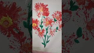 PAINTING WITH WASTE PLASTIC BAGVIRAL PAINTING craftersumayya95 [upl. by Avan]