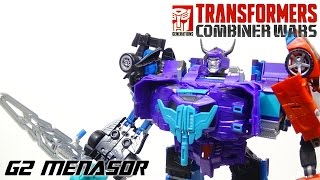 Transformers Combiner Wars G2 Menasor [upl. by Auqinahc]