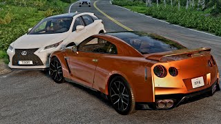 Realistic Car Crashes 189  BeamNG Drive [upl. by Schellens]