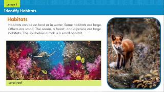 2nd grade weekly science video  Identifying Habitats [upl. by Eceinaj820]