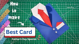 Fathers Day Special Card idea  The Best fathers Day Card making Easy DIY  Handmade Card [upl. by Easter]