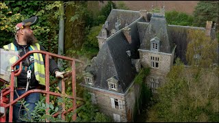 Clearing Decades Of Overgrowth From The Abandoned Chateau [upl. by Brabazon]