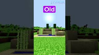 Minecraft OLD vs NEW Textures shorts [upl. by Guthry]